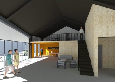 Construction d’un showroom